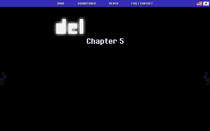 Screenshot of deltarune.com