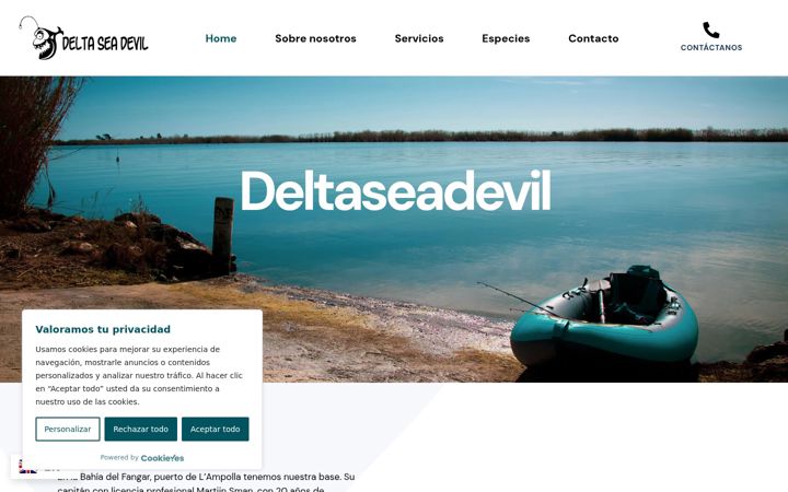 Screenshot of deltaseadevil.com