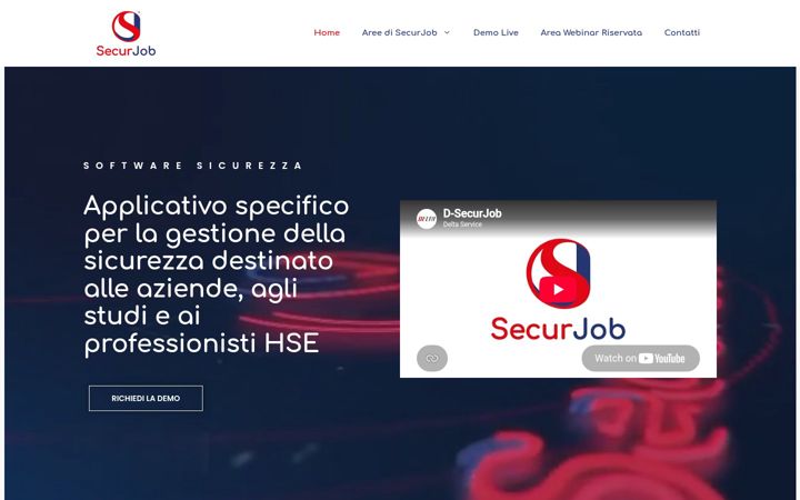 Screenshot of deltasecurjob.it