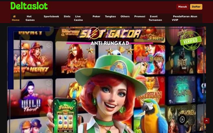 Skärmbild av deltaslot.net