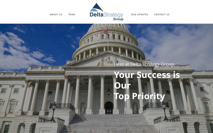 Screenshot of deltastrategygroup.com