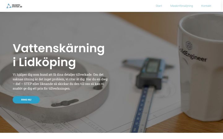 Screenshot of deltatecsystem.se