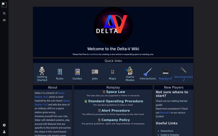 Screenshot of deltav.gay