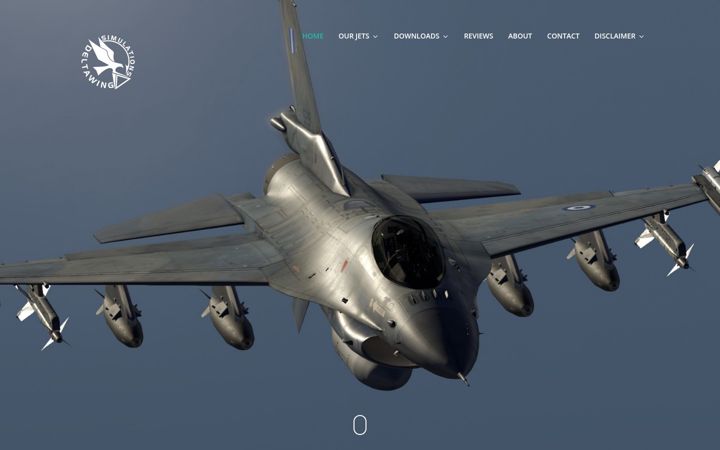 Screenshot of deltawingsim.com