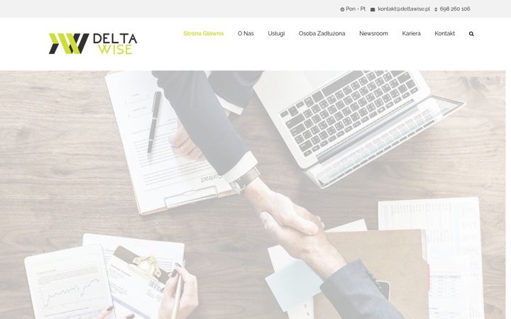 Screenshot von deltawise.pl