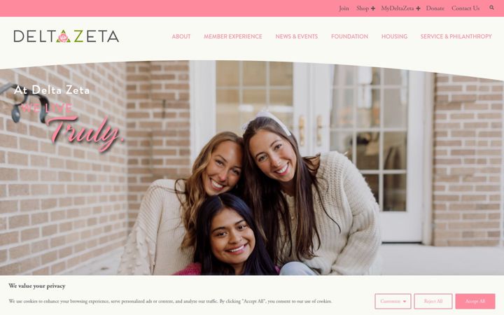 Ekrano kopija deltazeta.org