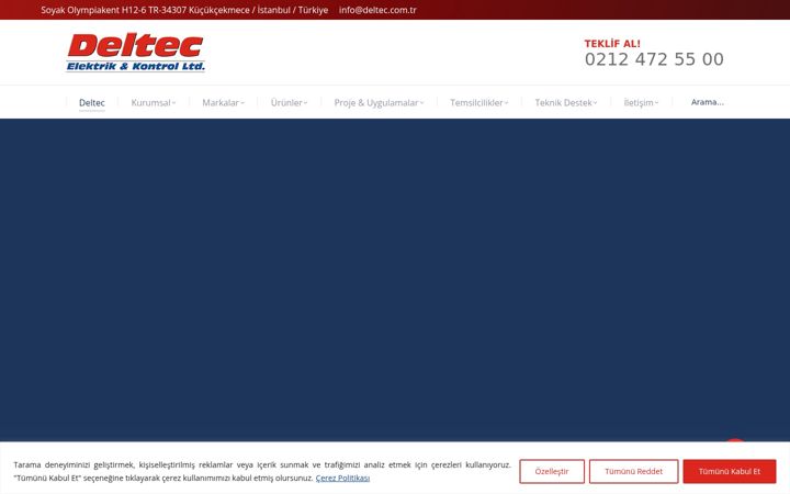 Snímek obrazovky deltec.com.tr