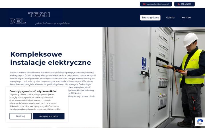 Screenshot ta' deltech.com.pl