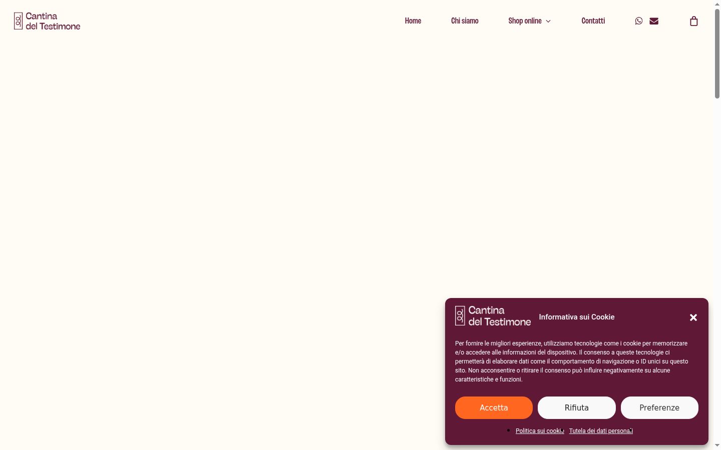 Screenshot tal-banner tal-kunsens muri qabel kwalunkwe interazzjoni