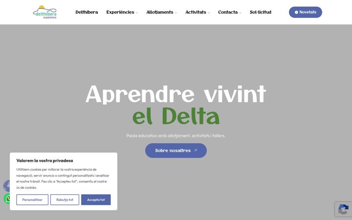 Screenshot του delthiberaexperience.es