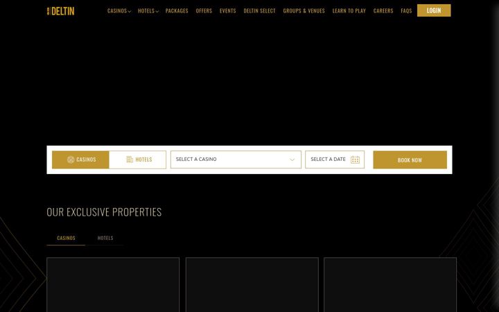 Screenshot of deltin.com