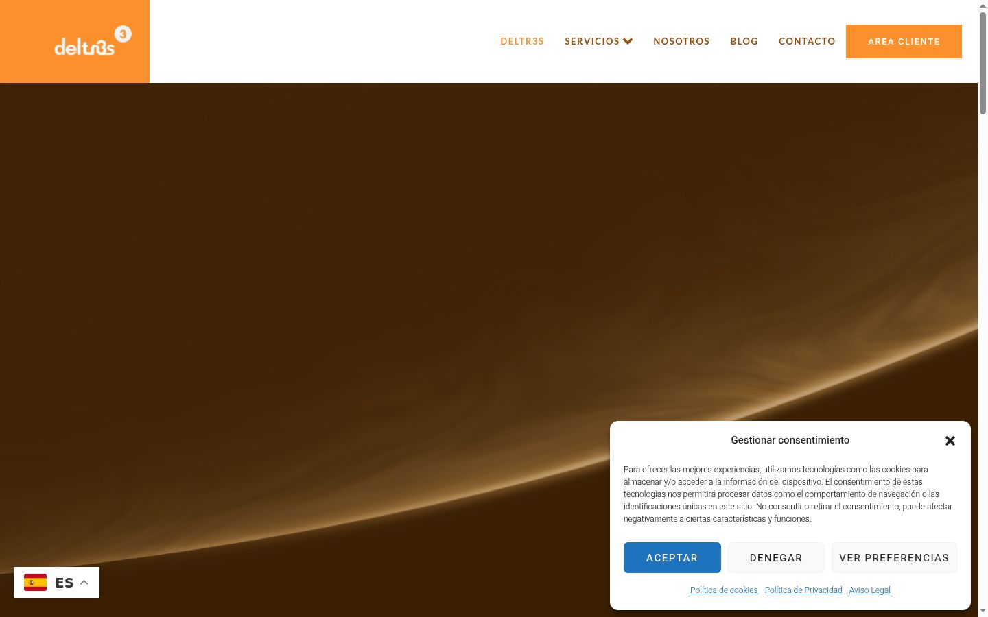 Screenshot van de toestemmingsbanner zoals getoond vóór enige interactie