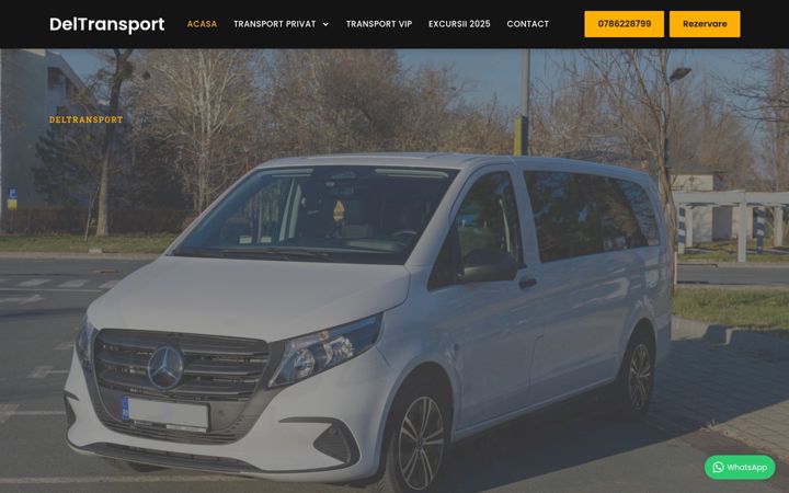 Screenshot of deltransport.ro