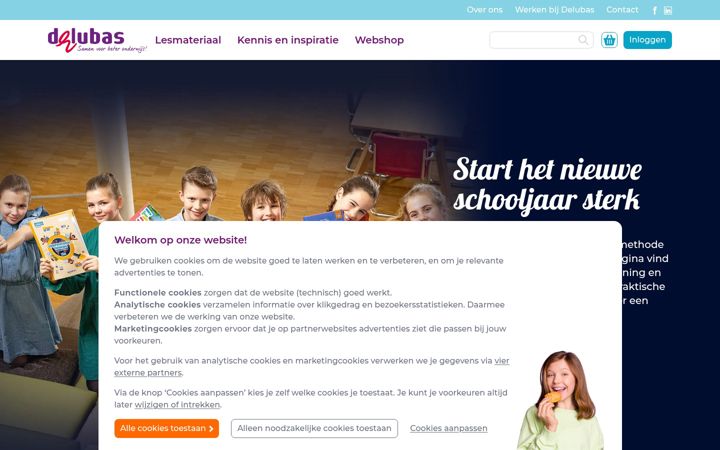 Snimka zaslona za delubas.nl
