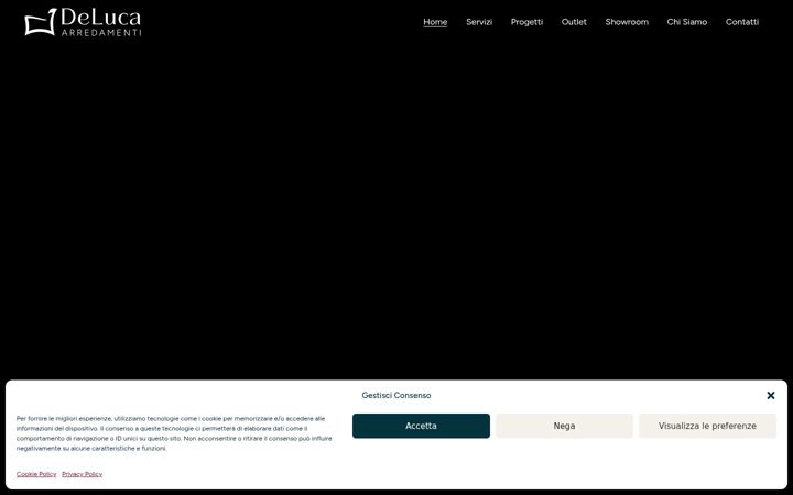 Screenshot of delucaarredamenti.it