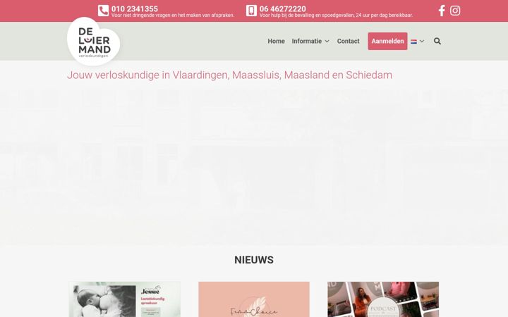 Screenshot of deluiermand.nl