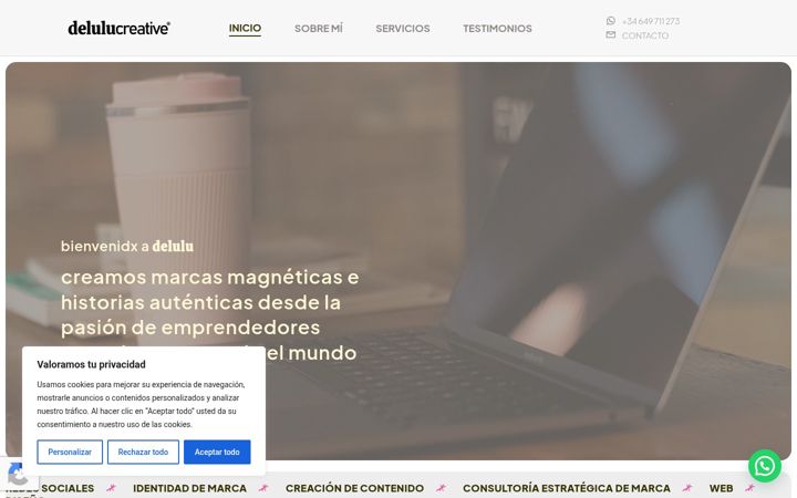 Screenshot of delulucreative.com