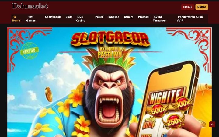 Screenshot of delunaslots.net