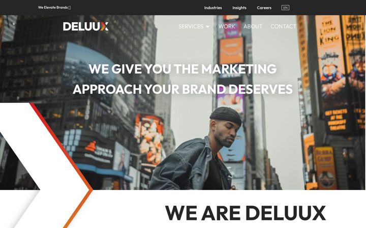 Screenshot ta' deluux.io