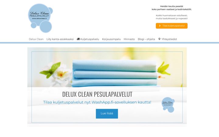 Skærmbillede af deluxclean.fi