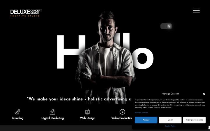Screenshot of deluxe-booking.com