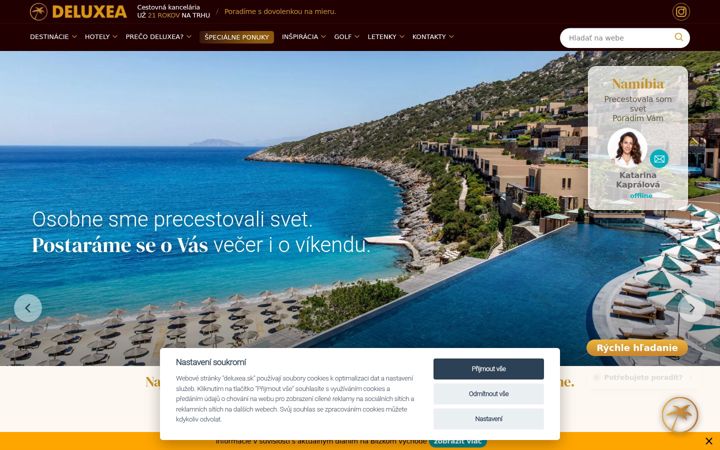 Screenshot of deluxea.sk