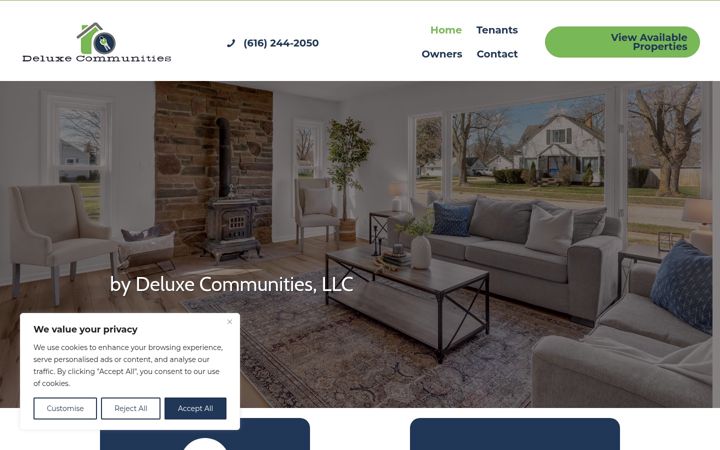 Screenshot of deluxecommunities.com