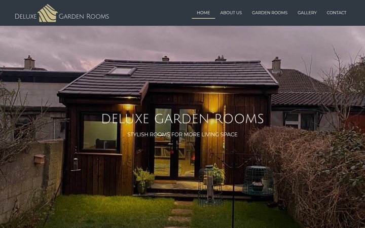 Screenshot von deluxegardenrooms.ie