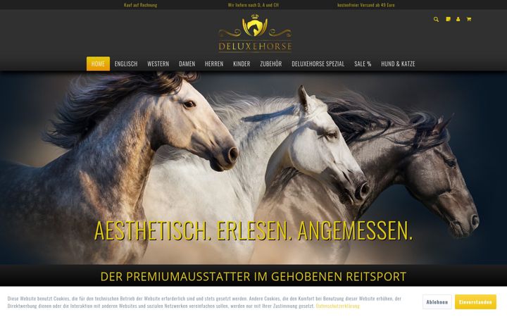 Screenshot of deluxehorse.de