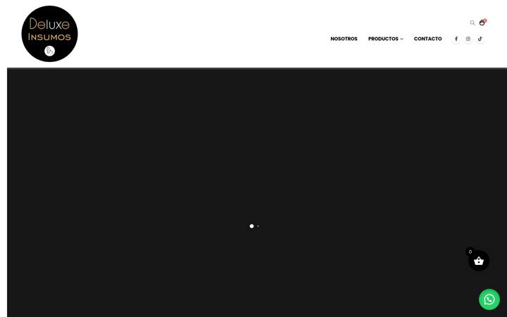 Screenshot of deluxeinsumos.com