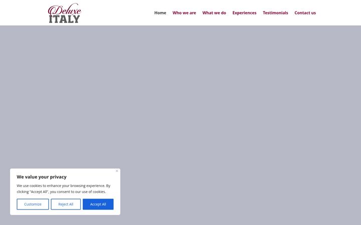 Screenshot of deluxeitaly.eu