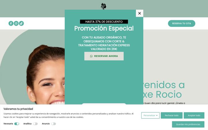 Screenshot of deluxerocio.com