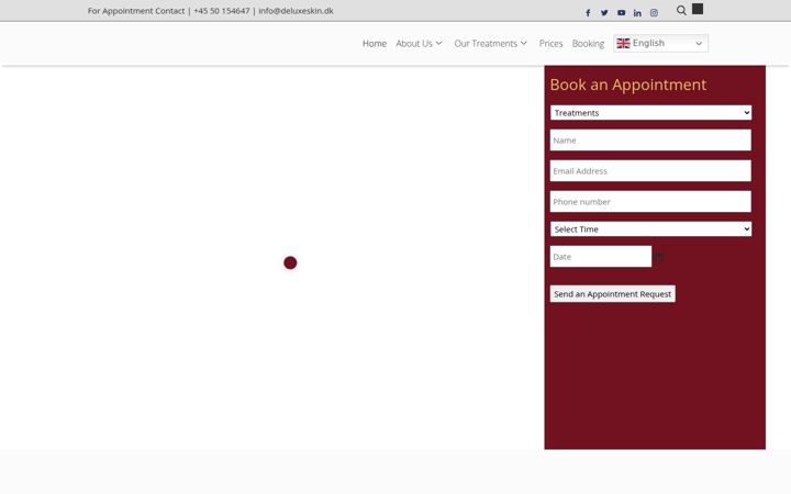 Screenshot of deluxeskin.dk