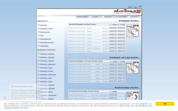 Screenshot of deluxetuning.de