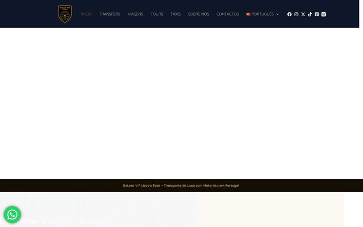 Captură de ecran a deluxeviplisboataxis.pt