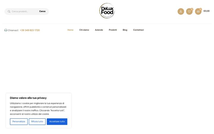 Screenshot of deluxfood.it