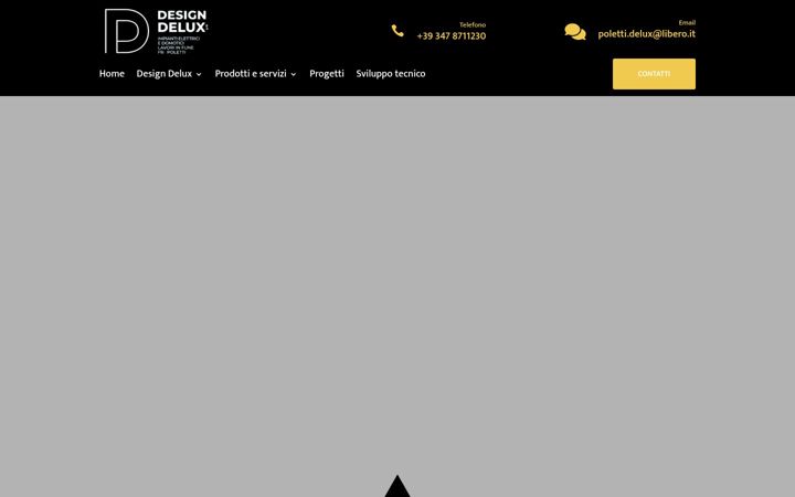 Screenshot of deluximpiantielettrici.com
