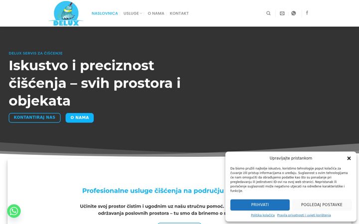 Snímek obrazovky deluxserviszaciscenje.hr