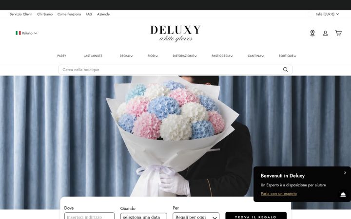 Screenshot von deluxy.it