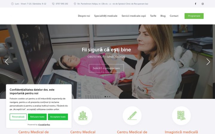 Screenshot di delv.ro