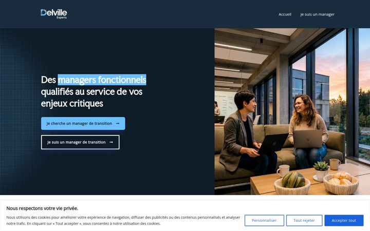 Screenshot of delville-experts.com
