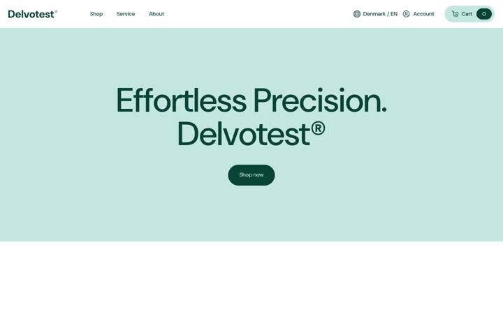 Screenshot of delvotest.com