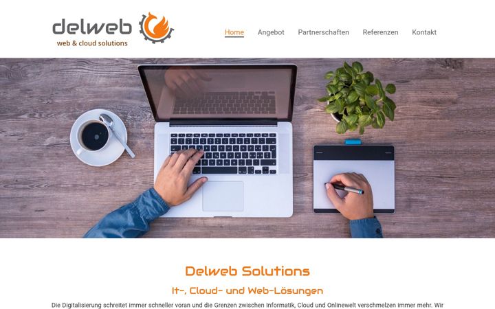 Screenshot of delweb.ch