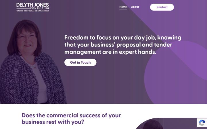Screenshot of delythjones.com