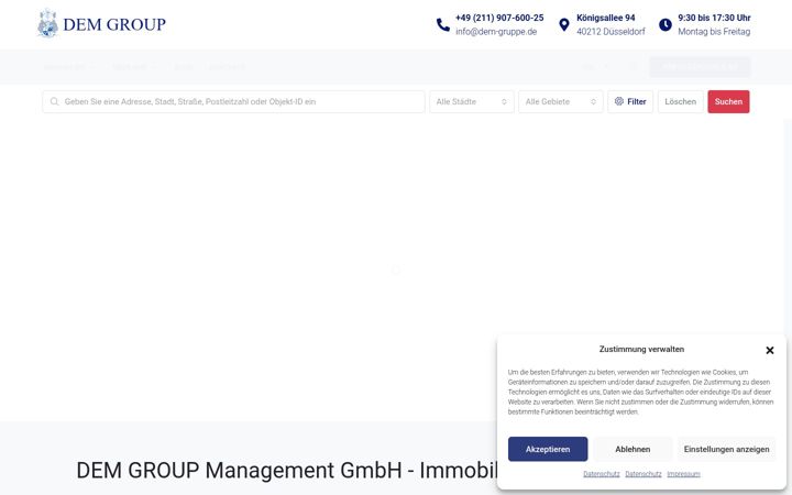 Screenshot of dem-gruppe.de