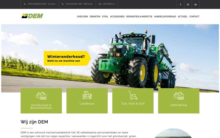 Screenshot of dem.nl