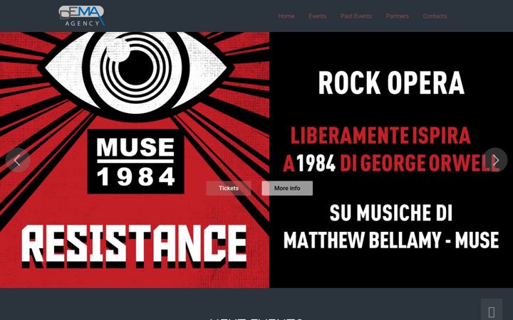 Screenshot of dema-agency.ch