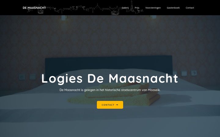 Screenshot of demaasnacht.be
