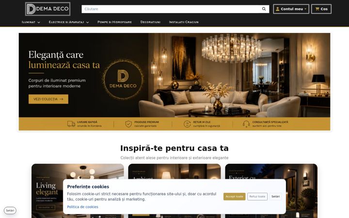 Screenshot di demadeco.ro