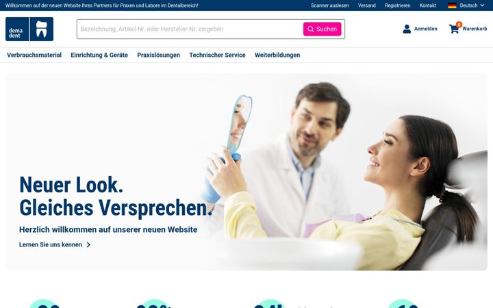 Screenshot of demadent.ch